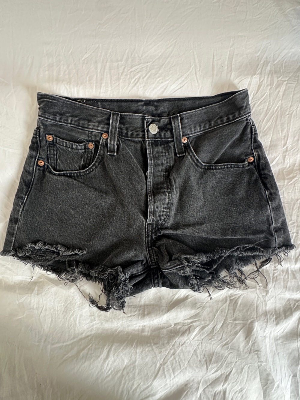 Levi Black Shorts Size 27